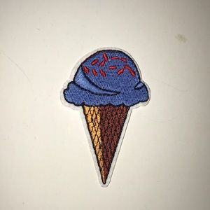 Blue Ice Cream Iron on Patch 🧡 Accepting Offers